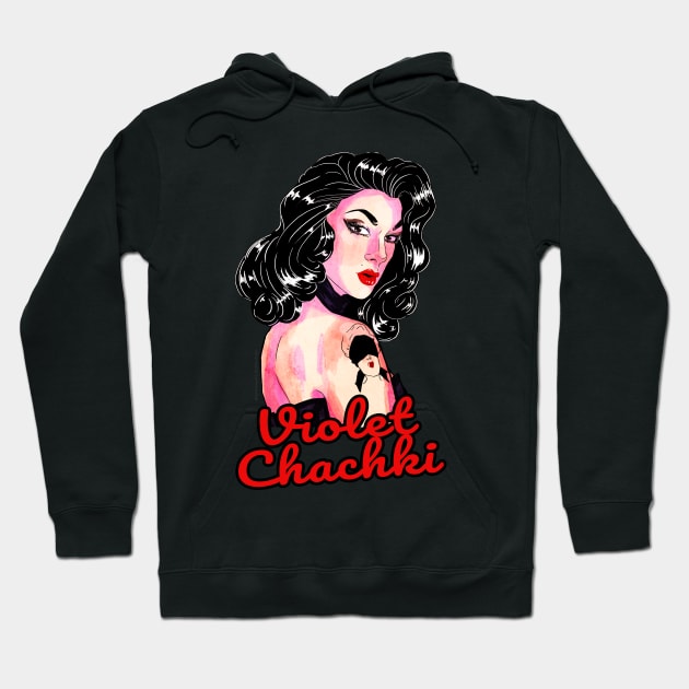 Violet Chachki Shirt Hoodie by giuliarenzi